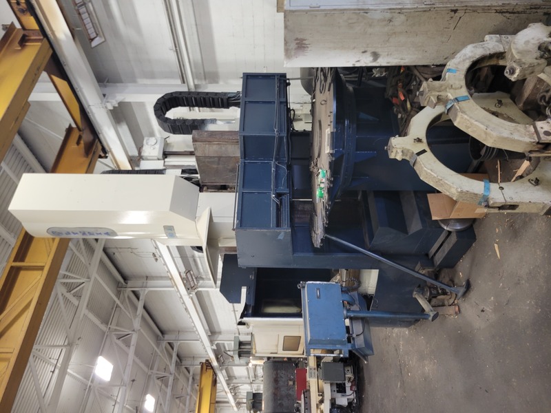68" Olympia #V60L, CNC vertical turret lathe, Fanuc 180i-T, 30 ATC, Movable column, 66" table, 1999 - Image 3