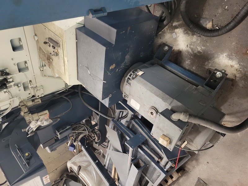 68" Olympia #V60L, CNC vertical turret lathe, Fanuc 180i-T, 30 ATC, Movable column, 66" table, 1999 - Image 9