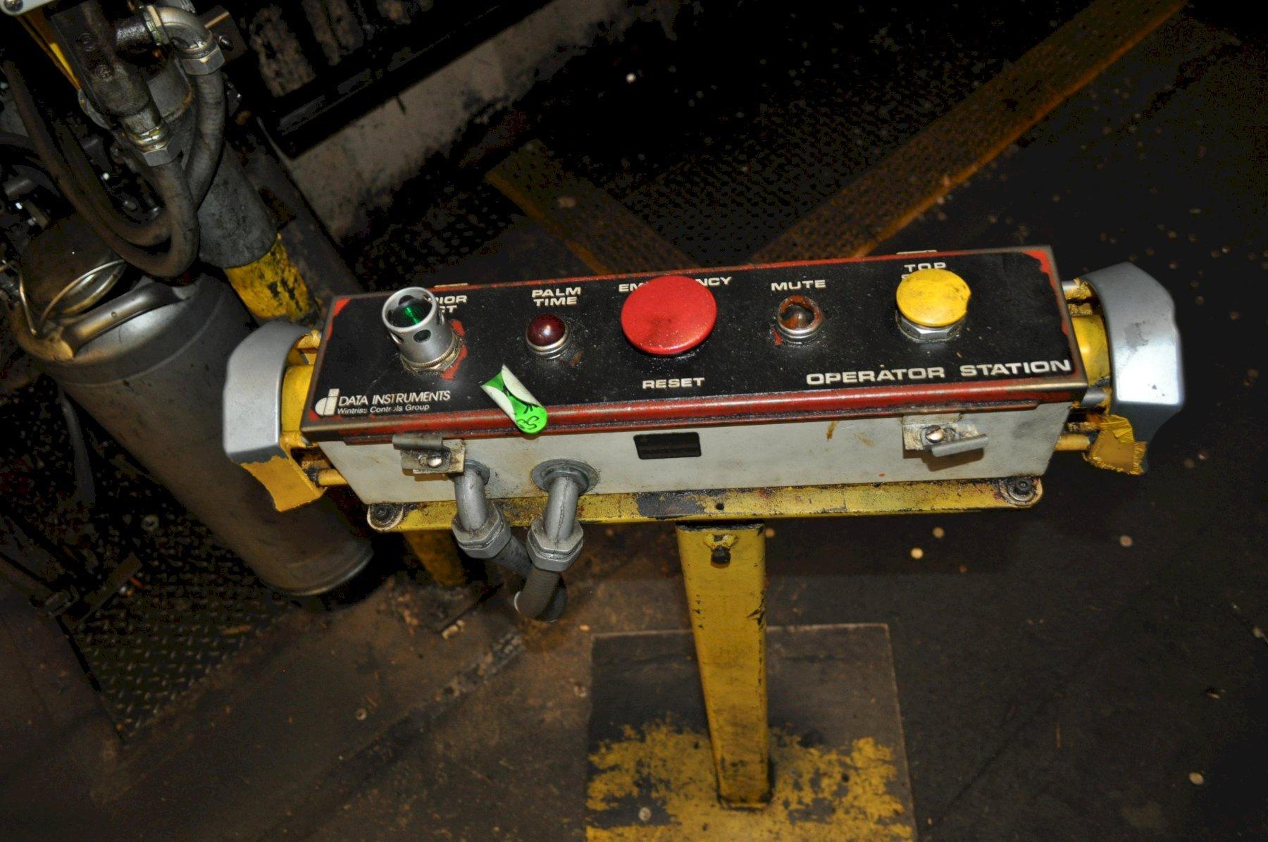 300 Ton, Bliss #S2-300, straight side double crank press, 14" stroke, 40" Shut Height, 10" ram adj., 15-30 - Image 6