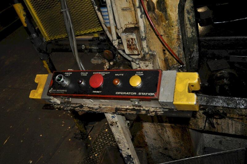 300 Ton, Bliss #S2-300, straight side double crank press, 14" stroke, 40" Shut Height, 10" ram adj., 15-30 - Image 9