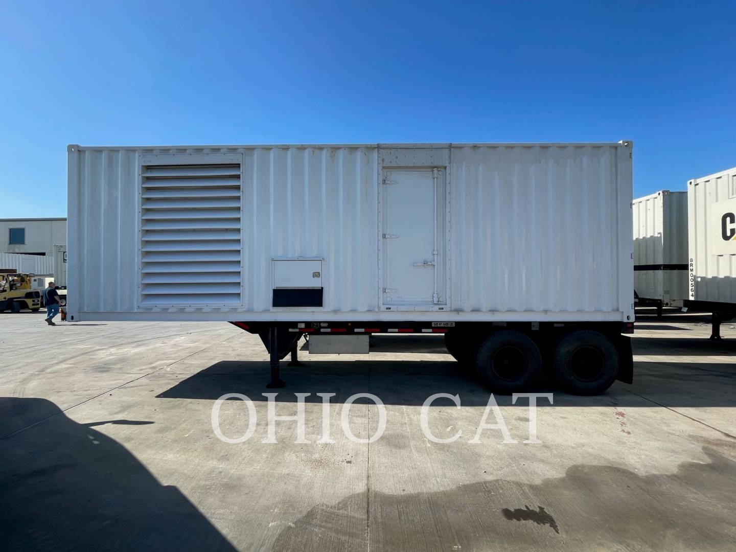 800 KW Caterpillar 3508, Mobile Generator Set, Diesel, 1800 RPM, 480V, 1895 hours, 1989 - Image 1