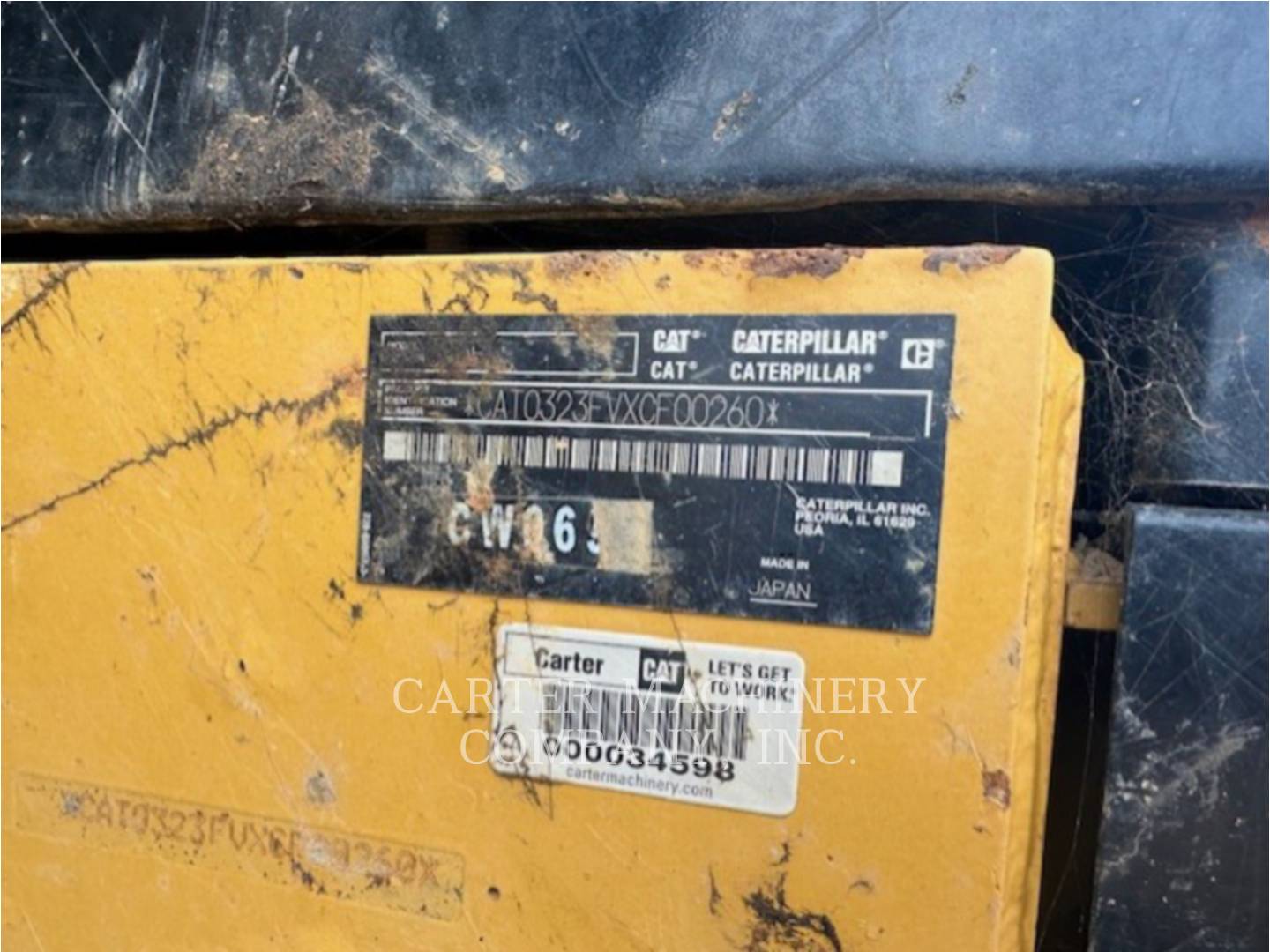 Caterpillar 323FL, Crawler Excavator, 4688 hours, S/N: XCF00260, 2015 - Image 6