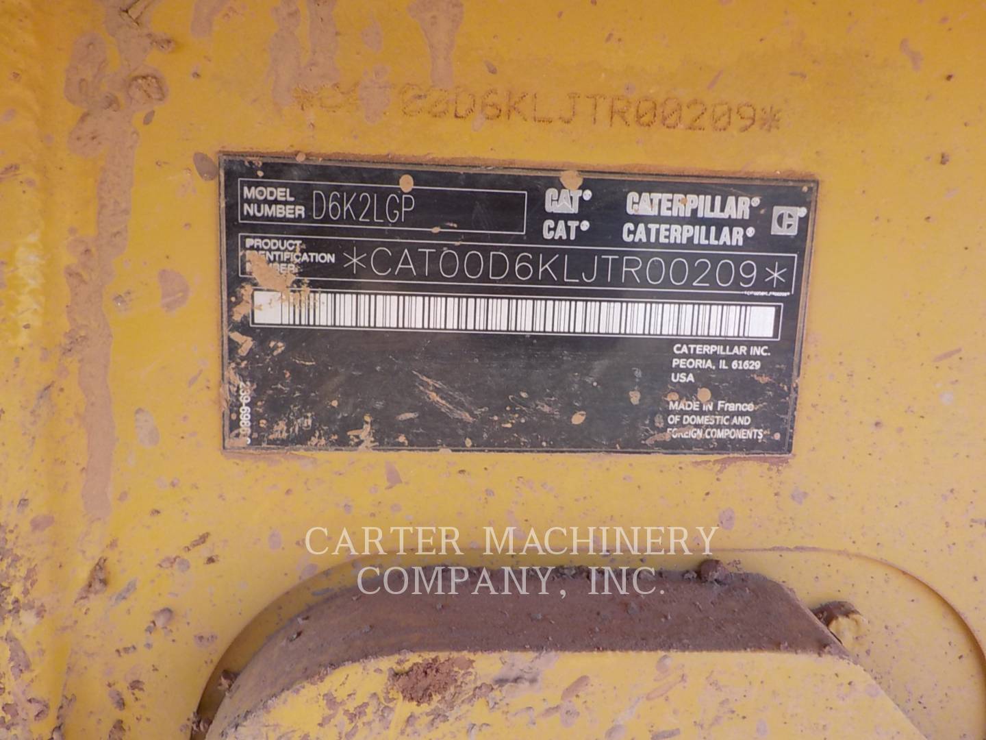Caterpillar D6K2 LGP, Crawler Dozer, 12346 hours, S/N: JTR00209, 2016 - Image 6