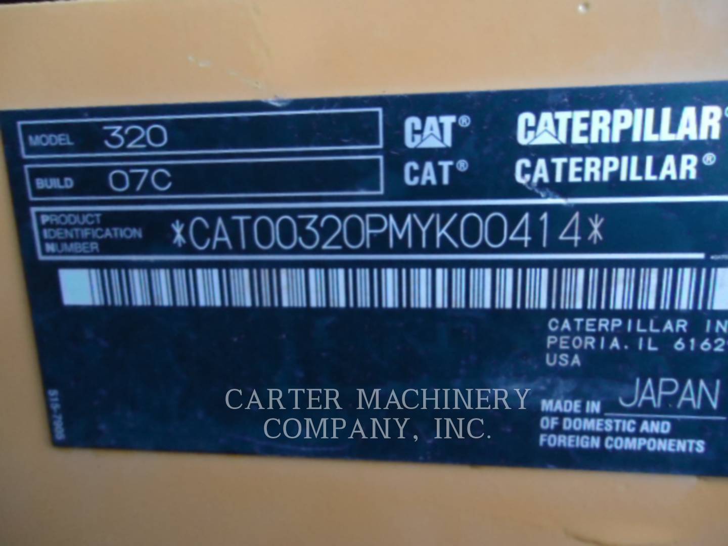 Cat 320-07, Lift Scissor, 2347 hours, S/N: MYK00414, 2021 - Image 6