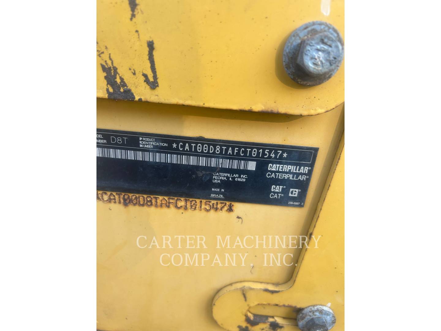 Caterpillar D8T ANWIN, Crawler Dozer, 3886 hours, S/N: FCT01547, 2014 - Image 6