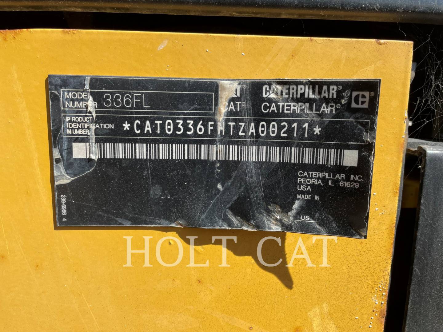Caterpillar 336FL, Crawler Excavator, 8284 hours, S/N: TZA00211, 2014 - Image 6