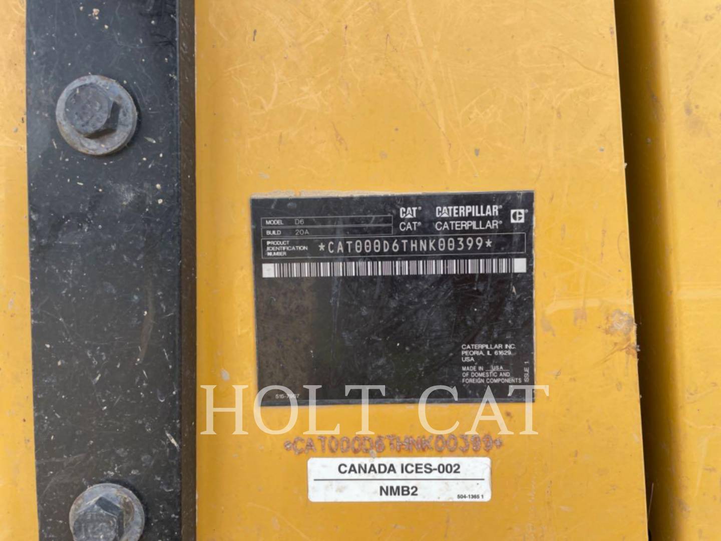 Caterpillar D6, Crawler Dozer, 2161 hours, S/N: HNK00399, 2020 - Image 6