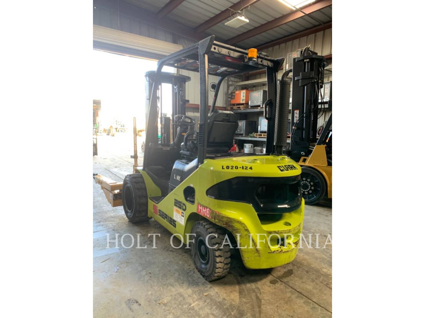 Clark S25D, Forklift, 1348 hours, S/N: S232D001712004, 2020 - Image 2