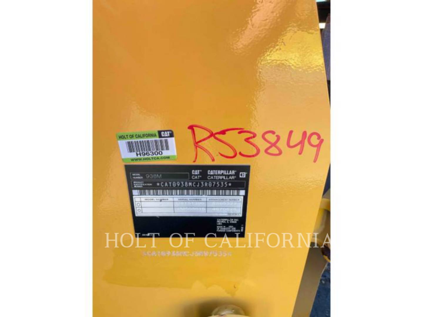 Cat 938M, Wheel Loader, 744 hours, S/N: J3R07535, 2019 - Image 6