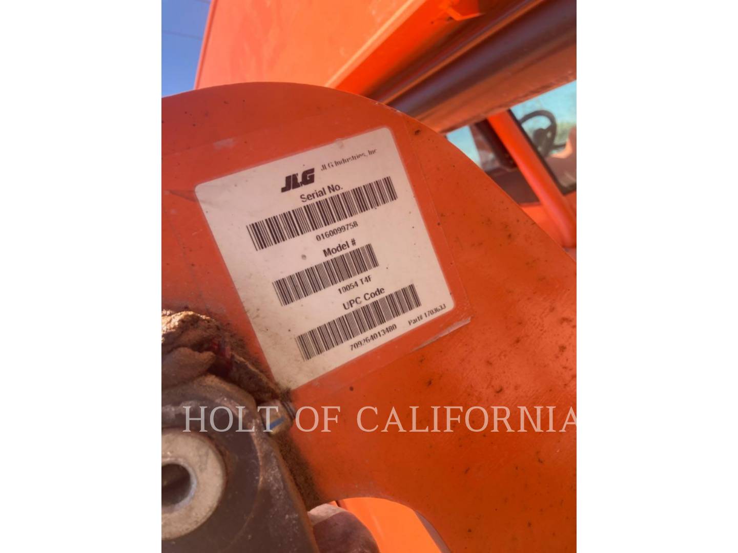 Jlg Industries, Inc. 10054, Telehandler, 3059 hours, S/N: 0160099758, 2019 - Image 6