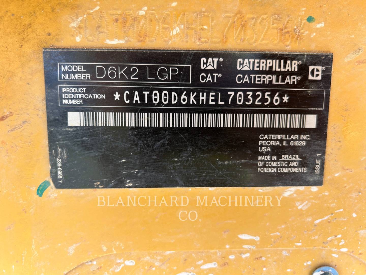 Caterpillar D6K2LGP, Crawler Dozer, 3857 hours, S/N: EL703256, 2019 - Image 6