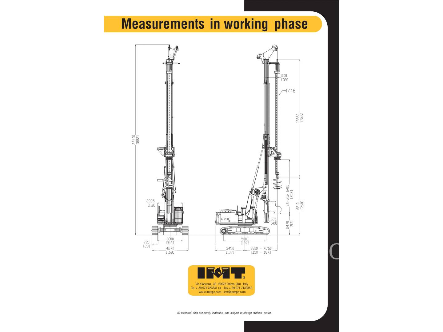 Imt AF250F, Surface Drill Rig, 2851 hours, S/N: NXX1834, 2016 - Image 2
