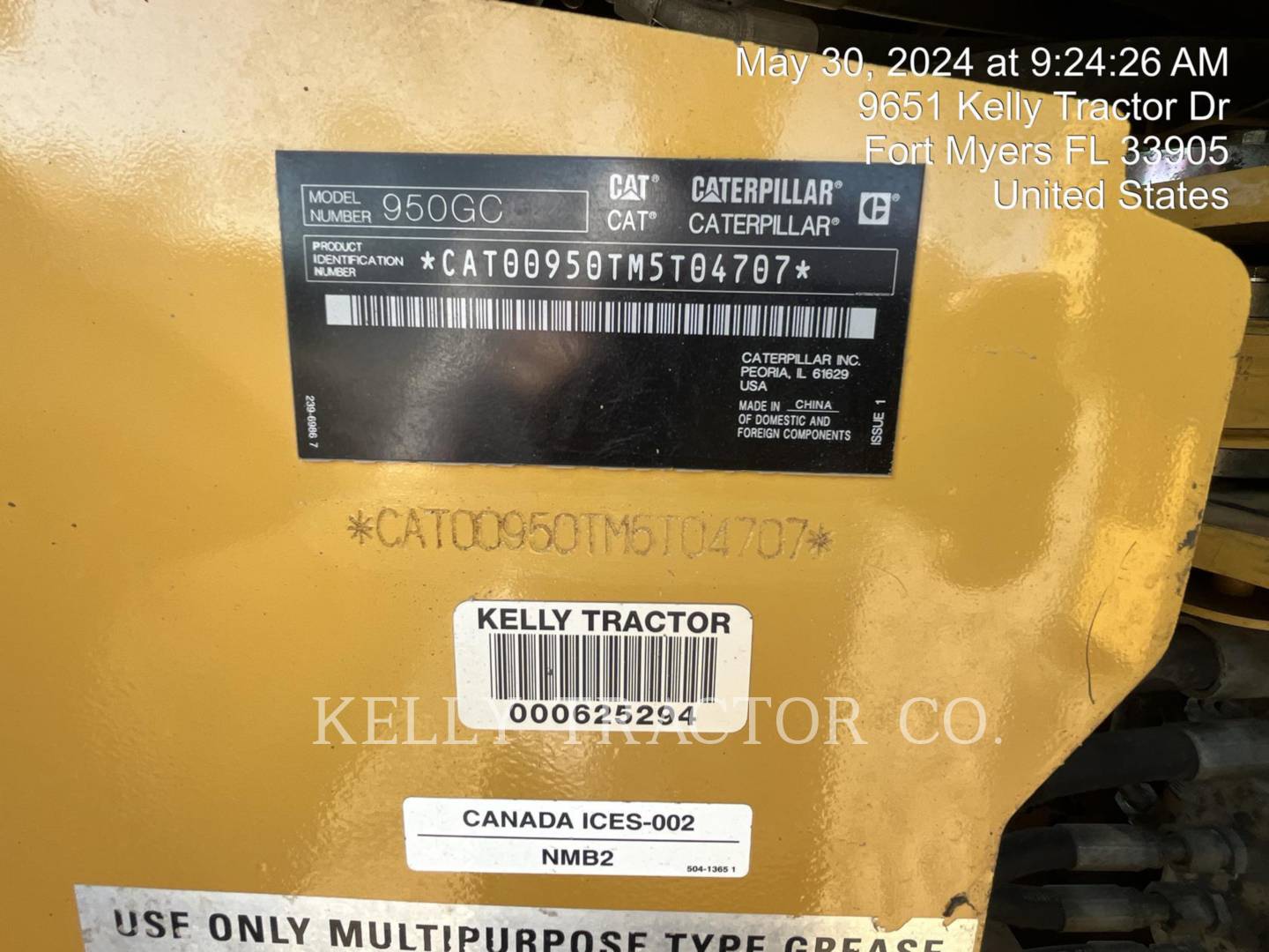 Cat 950 GC, Wheel Loader, 4200 hours, S/N: M5T04707, 2021 - Image 5