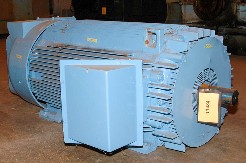 250 HP 1195 RPM General Electric, Frame 5011LL, TEFC, BB, inverter duty w/tach, 460 Volts - Image 1