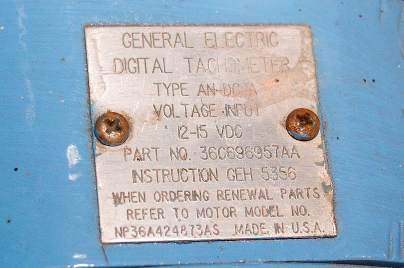 250 HP 1195 RPM General Electric, Frame 5011LL, TEFC, BB, inverter duty w/tach, 460 Volts - Image 7
