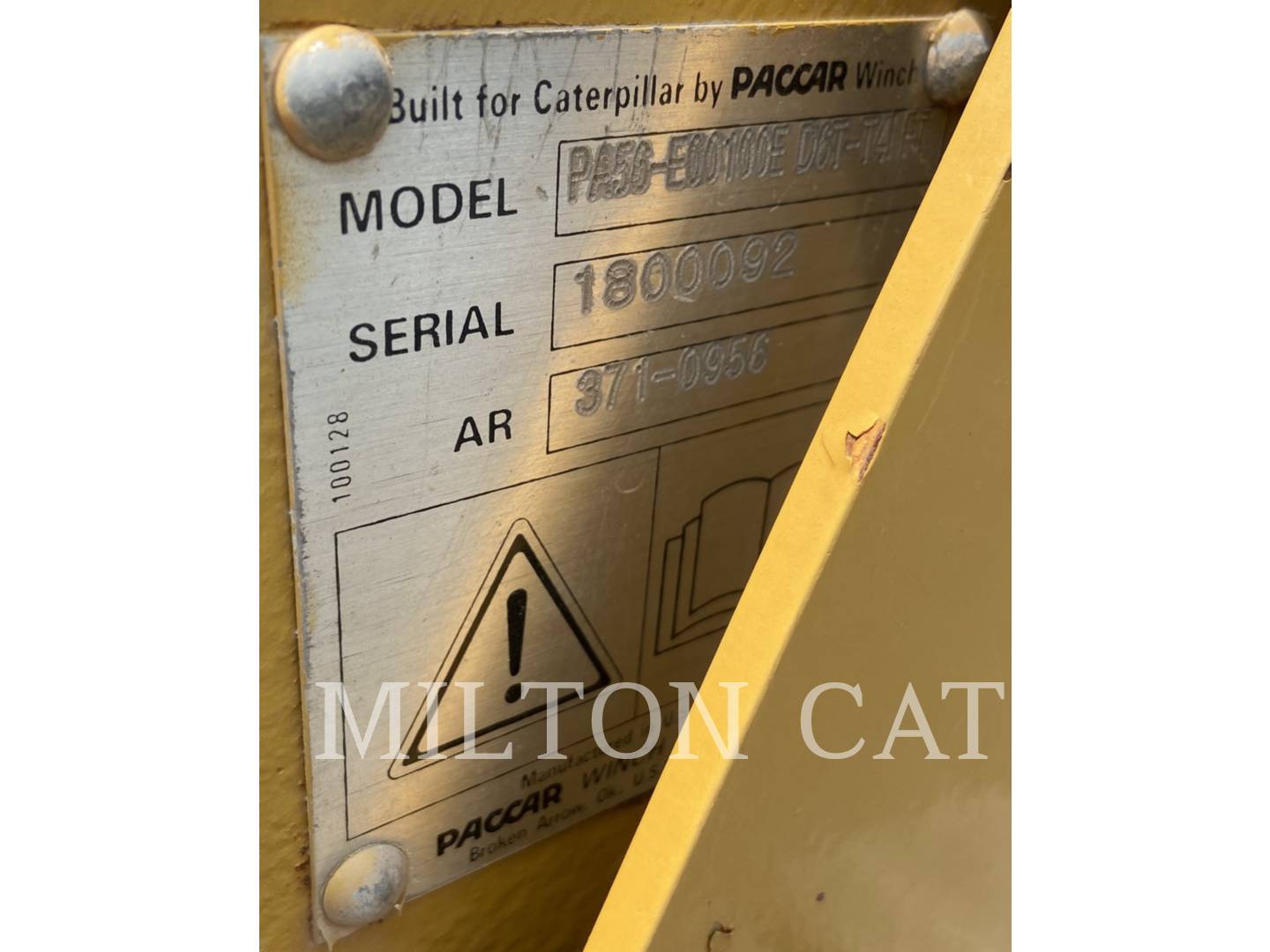 Caterpillar D6 PA56 WINCH,, S/N: 1800092, - Image 5