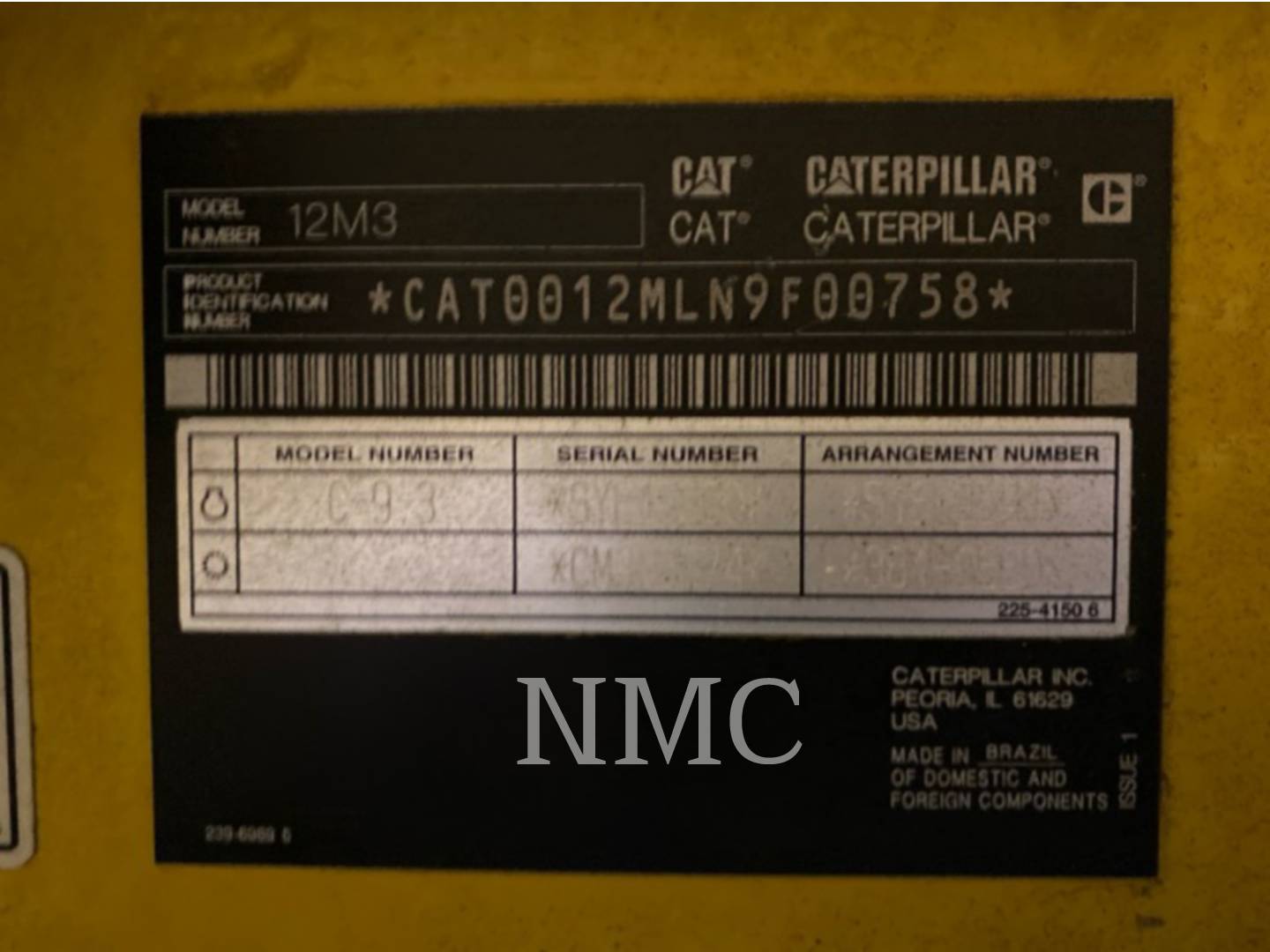 Caterpillar 12M3, Motor Grader, 6987 hours, S/N: N9F00758, 2017 - Image 6