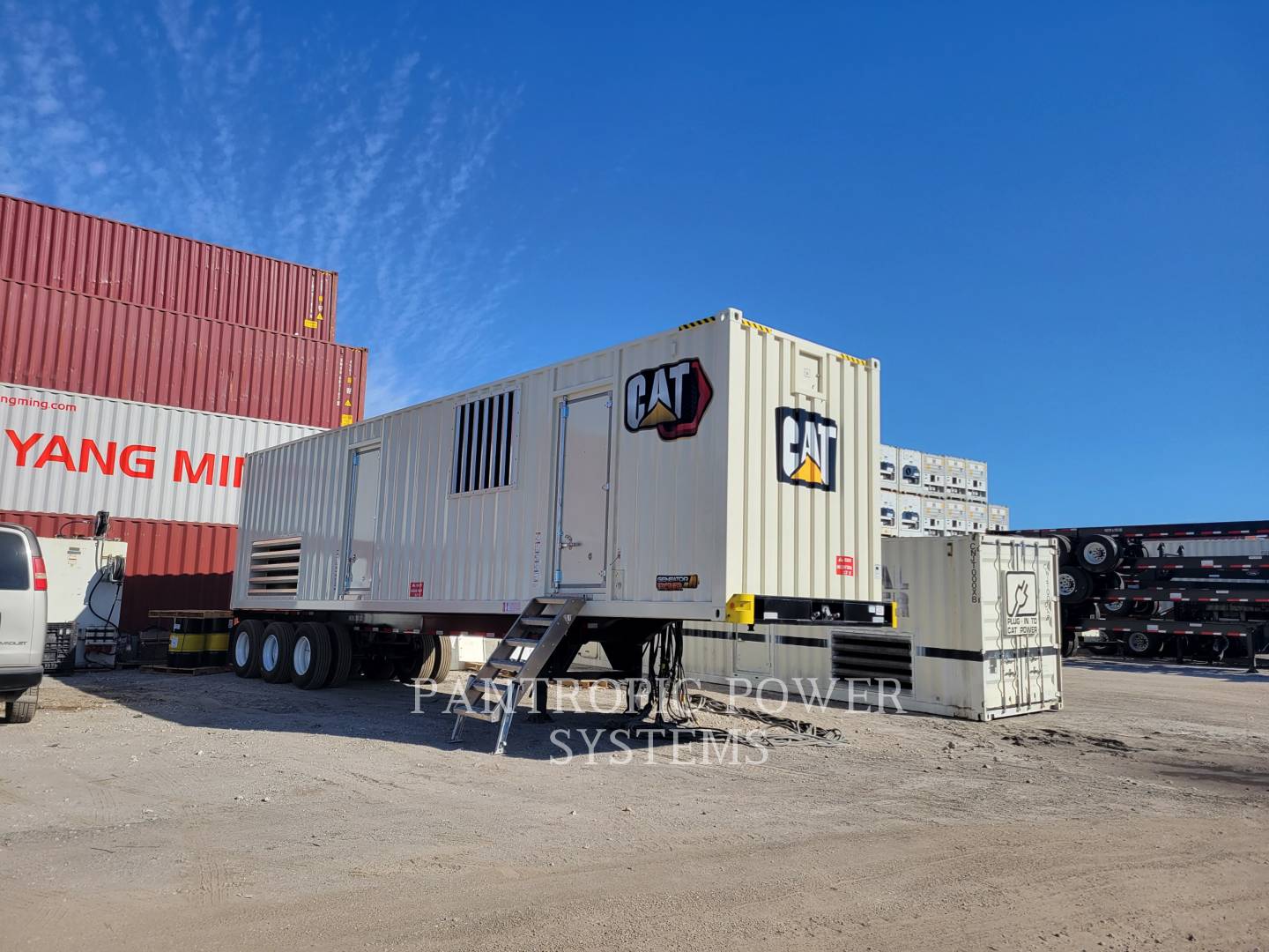 2000 KW Caterpillar XQ 2000 (277-480 V) 2000@1800/3/SBY EKW@RPM/PH/R, Mobile Generator Set, Diesel, 1800 RPM - Image 1