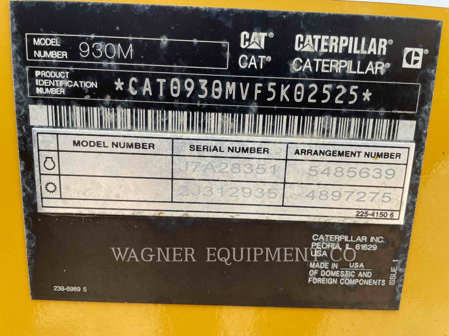 Cat 930M, Wheel Loader, 875 hours, S/N: F5K02525, 2022 - Image 6