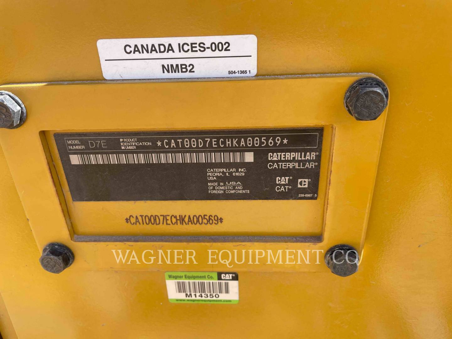 Caterpillar D7E, Crawler Dozer, 4144 hours, S/N: HKA00569, 2020 - Image 6