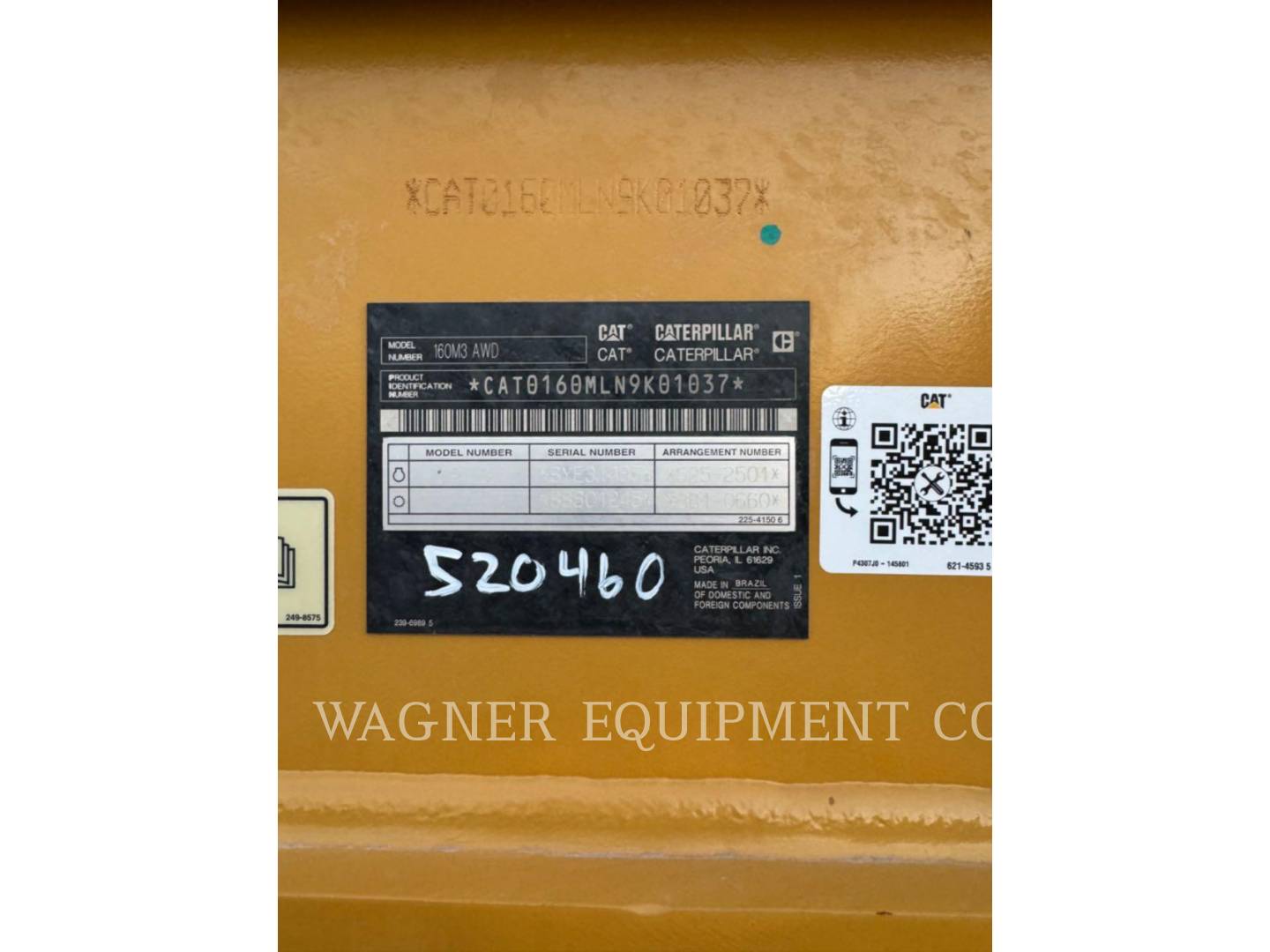 Caterpillar 160M3 AWD, Motor Grader, 6194 hours, S/N: N9K01037, 2019 - Image 6