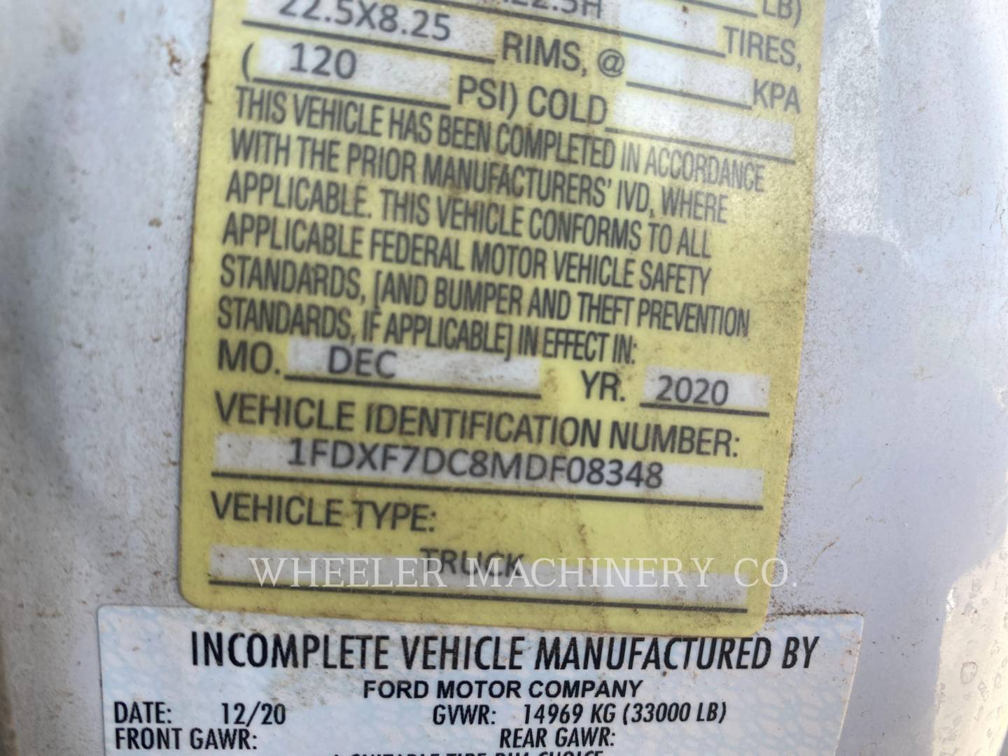 Ford / New Holland Ltd WT2000 A, Water Truck, 2463 hours, S/N: 1FDXF7DC8MDF08348, 2021 - Image 6