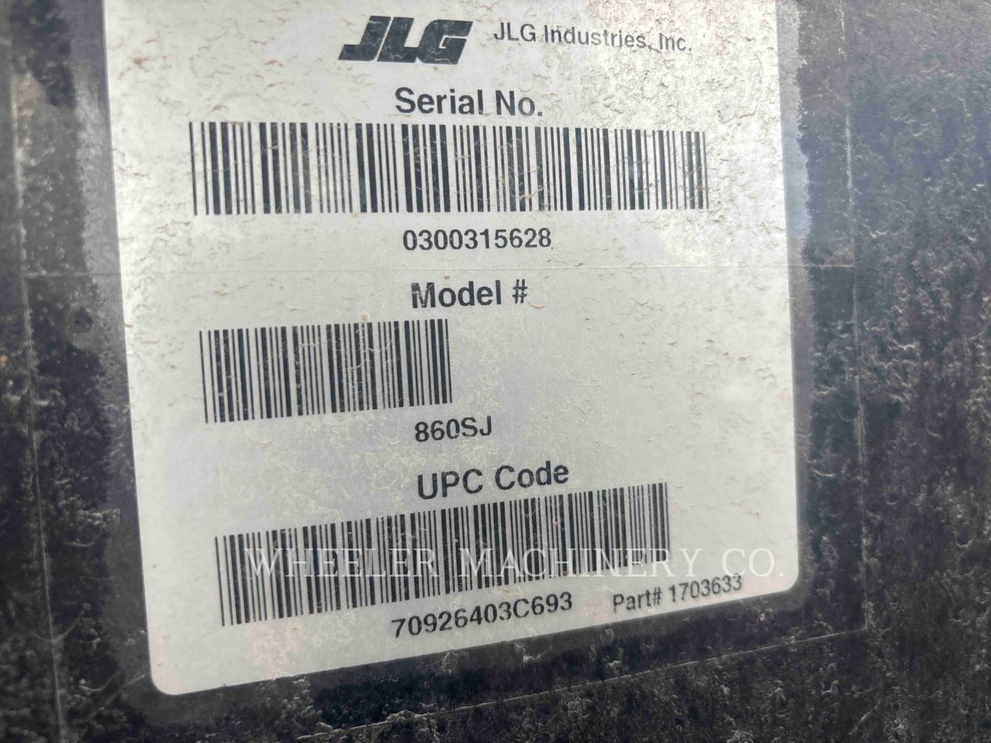 Jlg Industries, Inc. 860SJ, Articulated Boom Lift, 161 hours, S/N: 0300315628, 2024 - Image 6