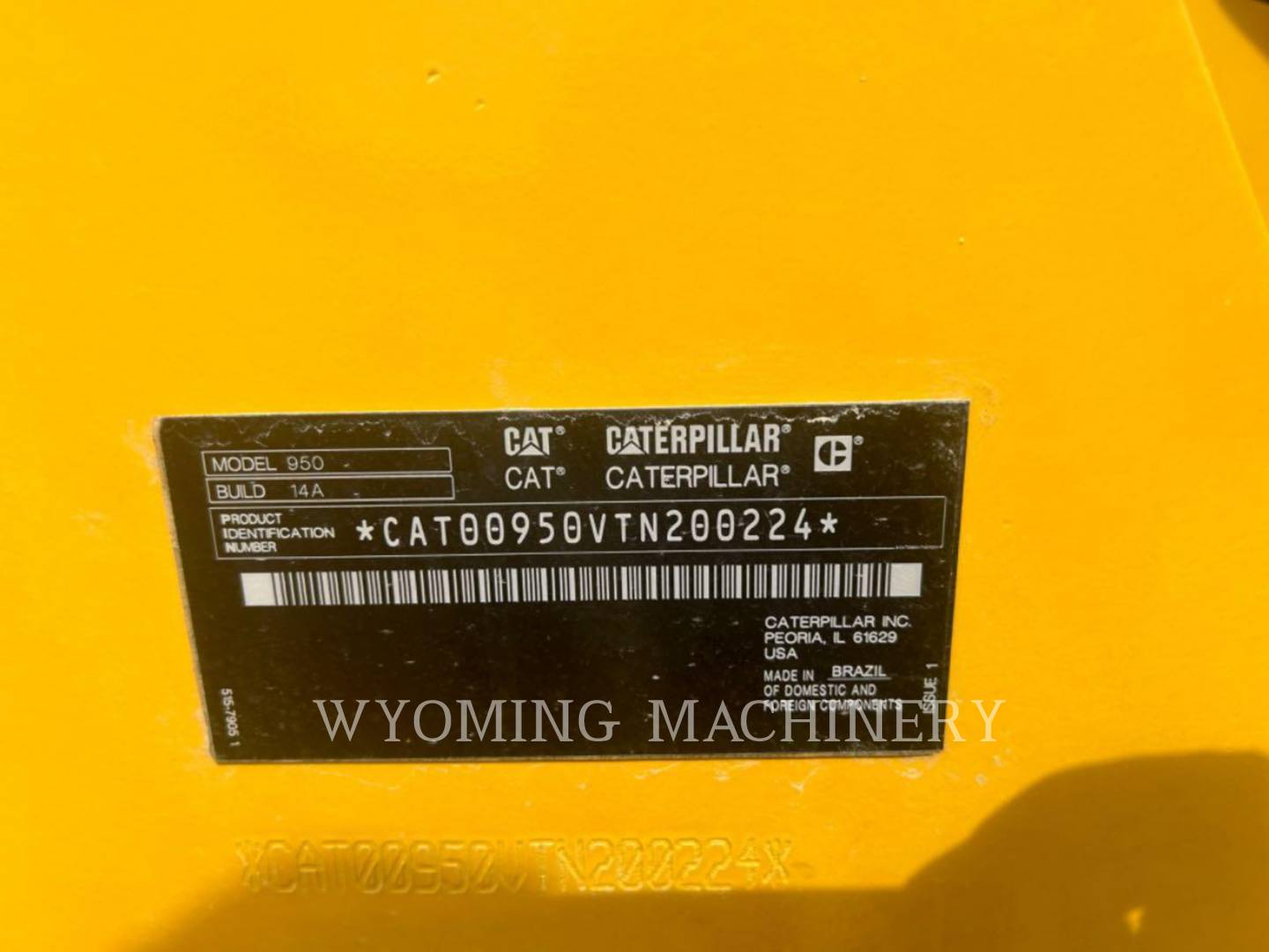 Cat 950, Wheel Loader, 991 hours, S/N: TN200224, 2023 - Image 6