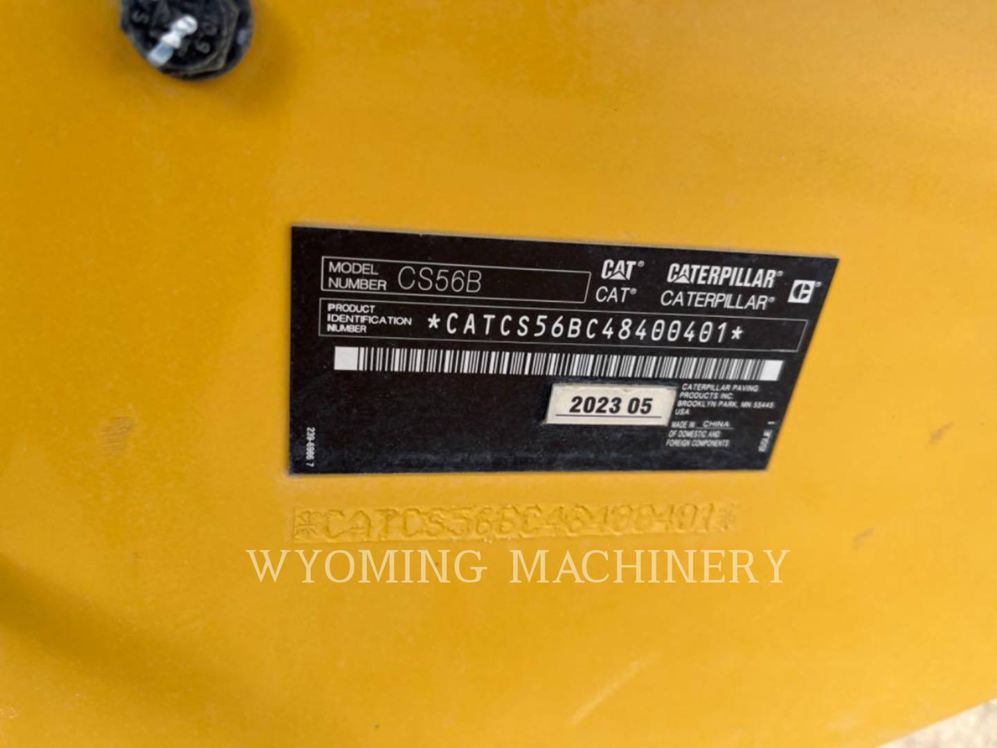 Caterpillar CS56B, Compactor, 924 hours, S/N: 48400401, 2023 - Image 6