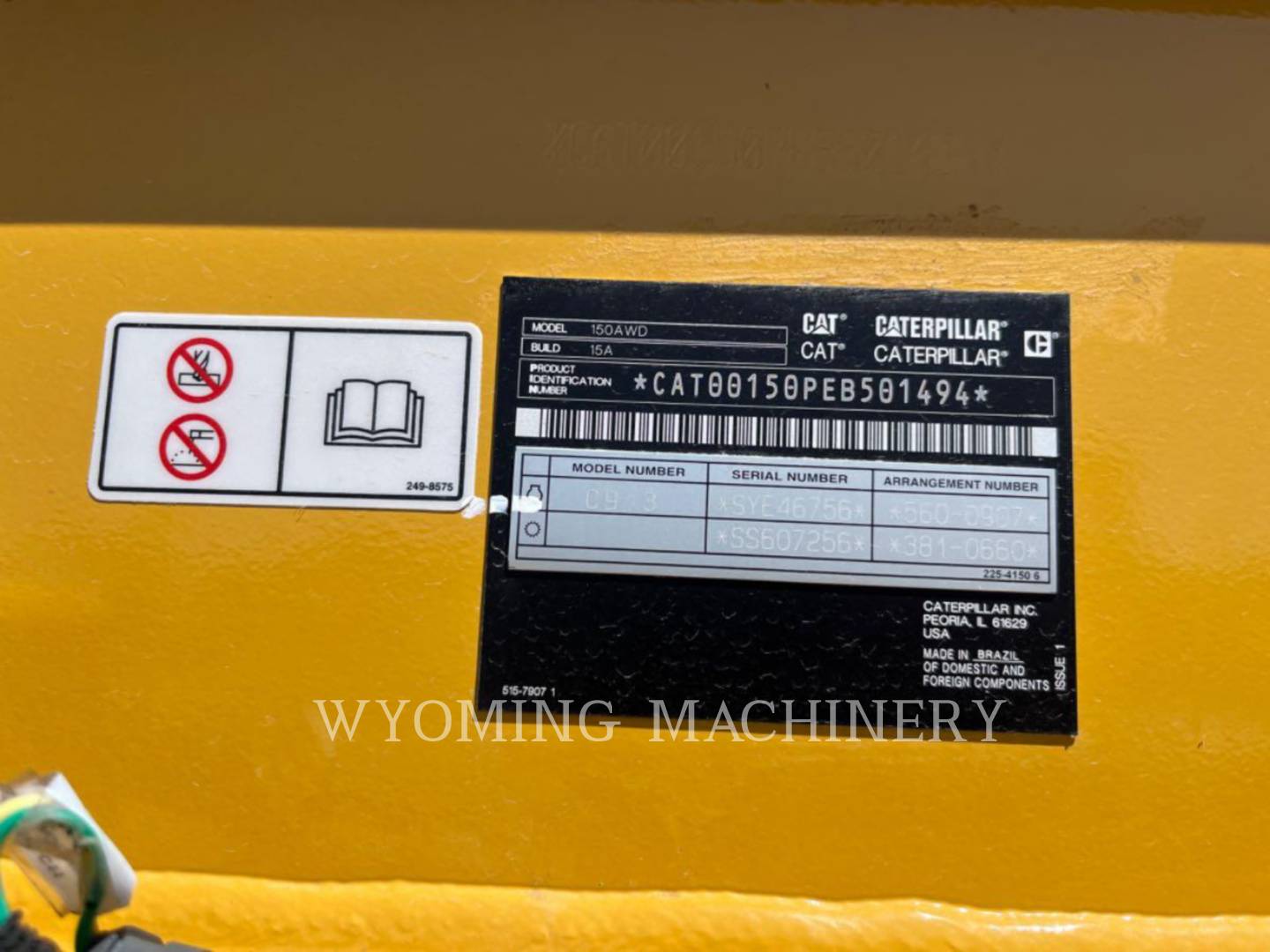 Caterpillar 150 AWD, Motor Grader, 426 hours, S/N: EB501494, 2024 - Image 6