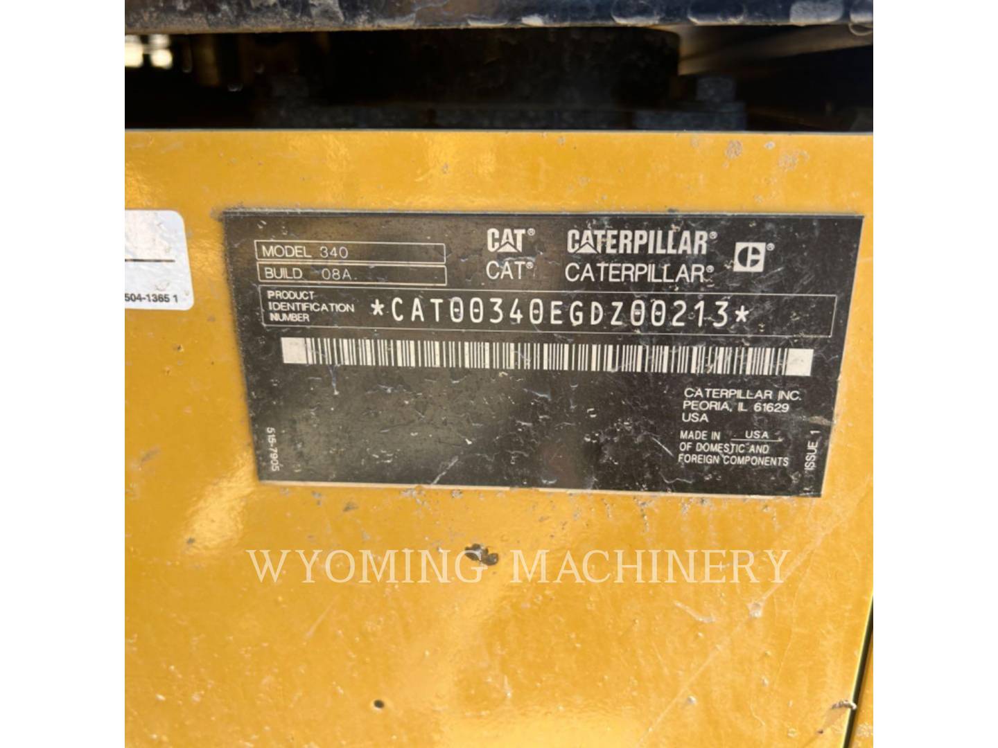 Caterpillar 340, Crawler Excavator, 583 hours, S/N: GDZ00213, 2022 - Image 6