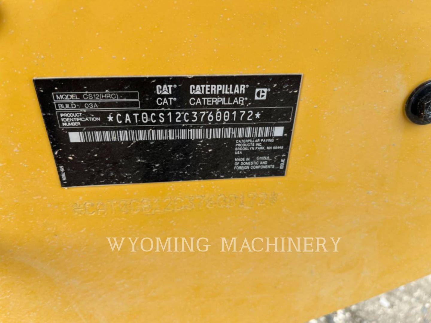 Caterpillar CS12, Asphalt Distributor, 24 hours, S/N: 37600172, 2024 - Image 6