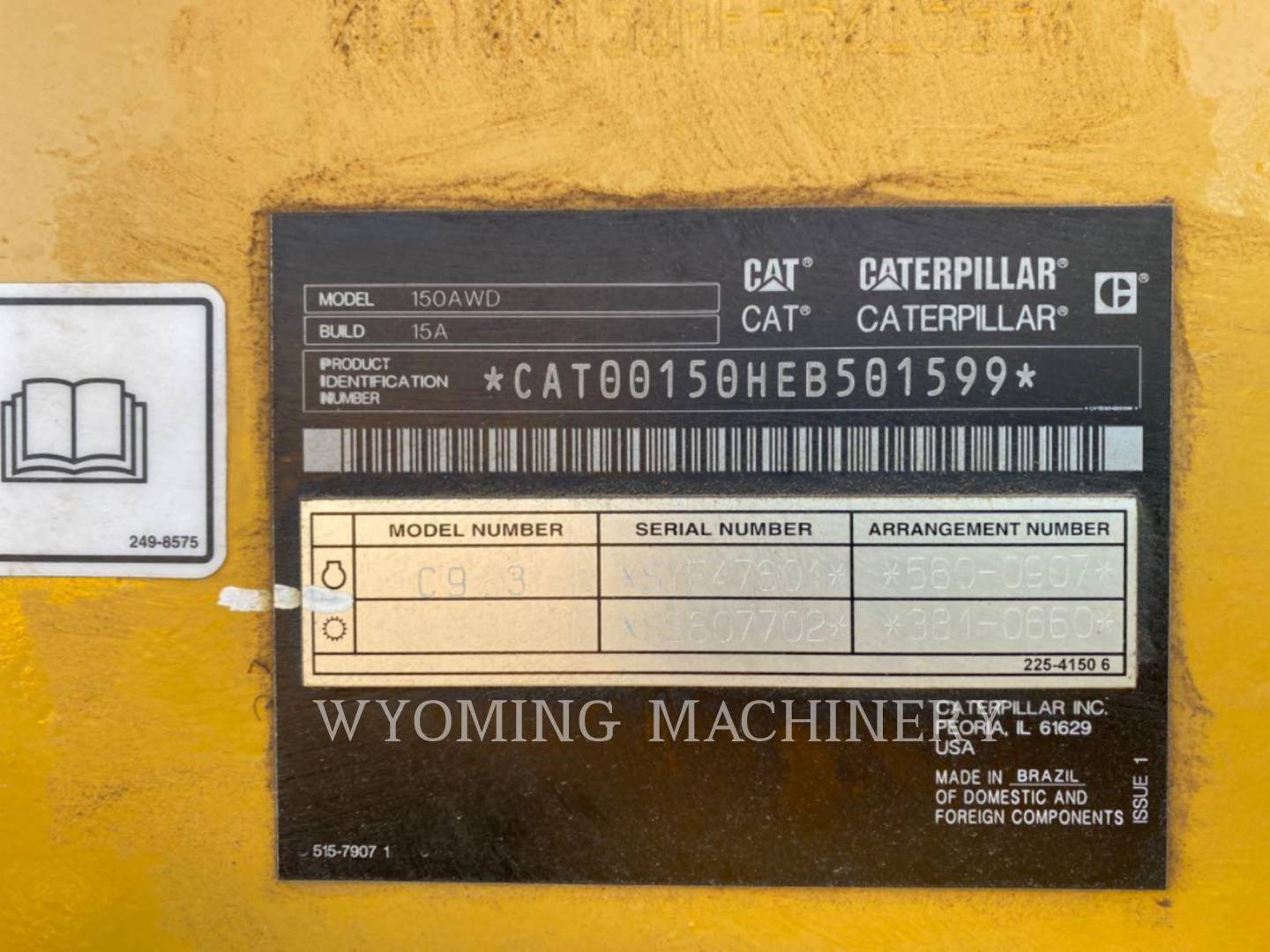 Caterpillar 150 AWD, Motor Grader, 216 hours, S/N: EB501599, 2024 - Image 6