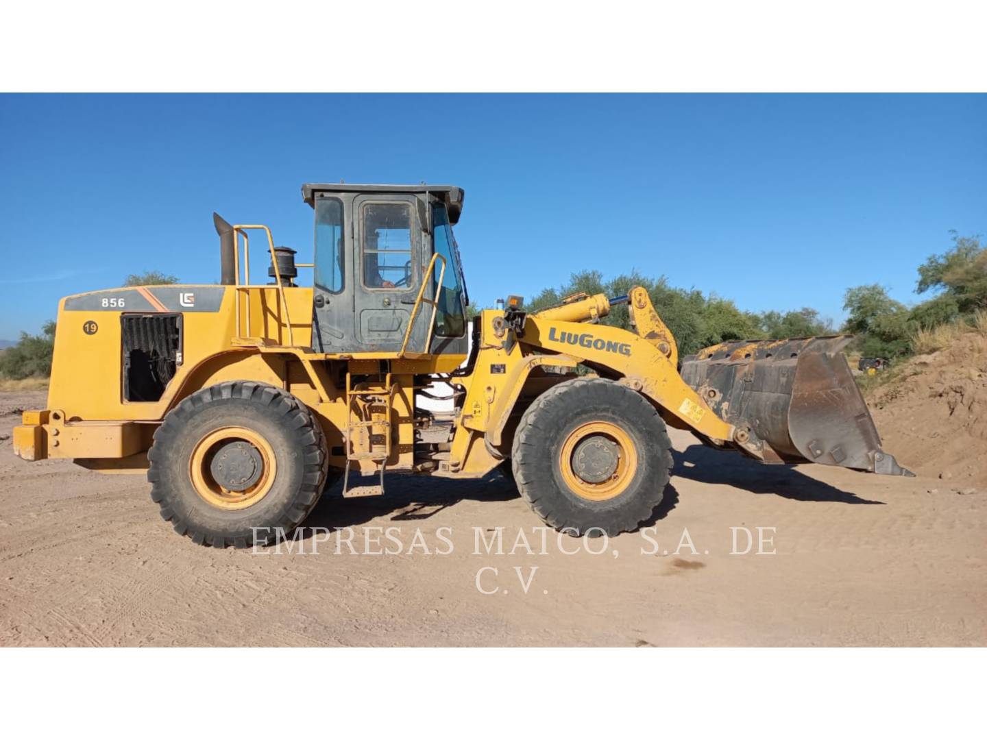Liugong CLG856, Wheel Loader, 10180 hours, S/N: CONSIGNMENT, 2017 - Image 1