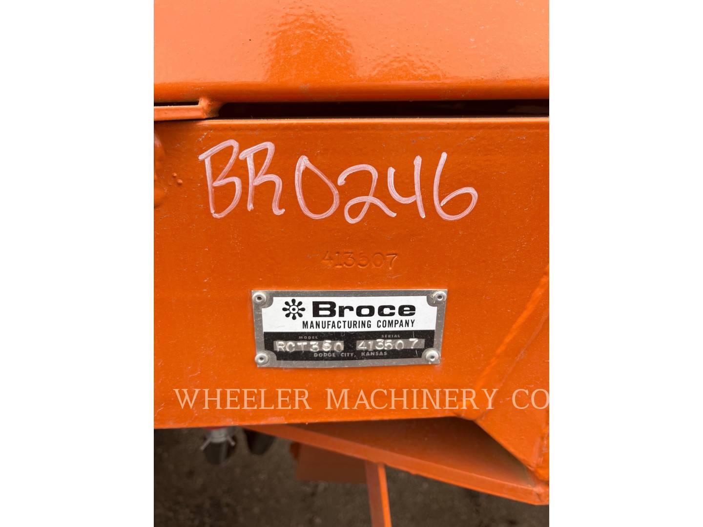 Broce Broom BROOM 4, Road Broom, 141 hours, S/N: 413507, 2023 - Image 6