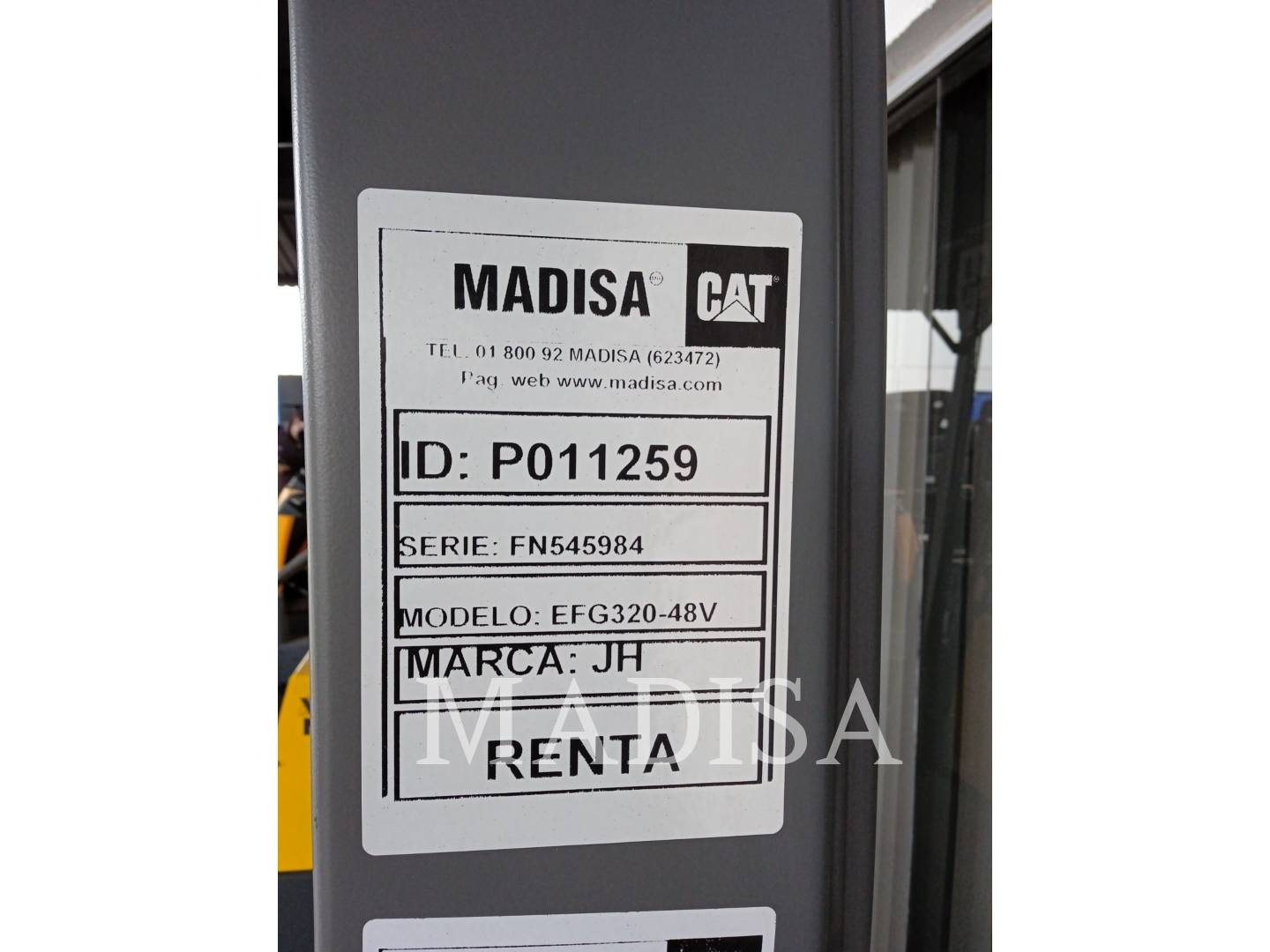 Jungheinrich EFG320-48V, Forklift, S/N: FN545984, 2017 - Image 5