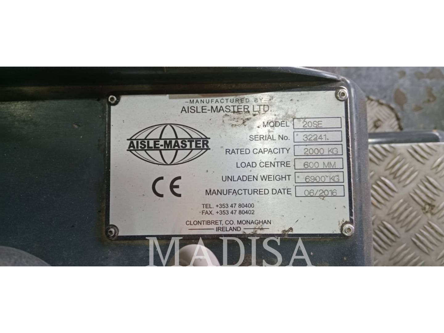 Other 20SE, Forklift, 13701 hours, S/N: 32241, 2016 - Image 6