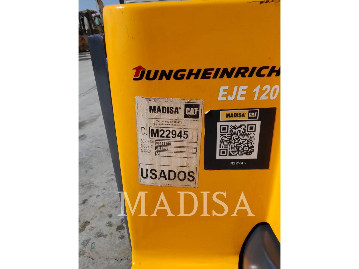 Caterpillar Lift Trucks EJE120E, Forklift, 4638 hours, S/N: 98123150, 2015 - Image 5