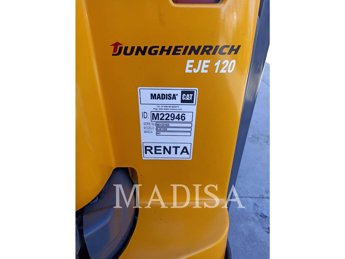 Caterpillar Lift Trucks EJE120E, Forklift, 66 hours, S/N: 98123153, 2015 - Image 4