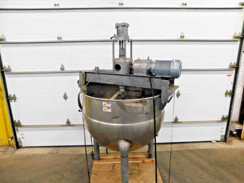 200 gallon Hamilton, jacketed 304 Stainless Steel kettle, 125 psi, 650° max temp - Image 6