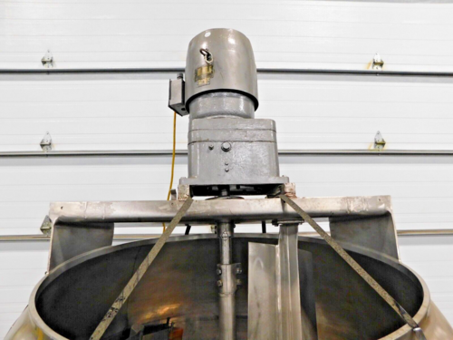 300 gallon Dover #INA-300SP, jacketed Stainless kettle, 100 psi, 3 HP, 220 V. - Image 6