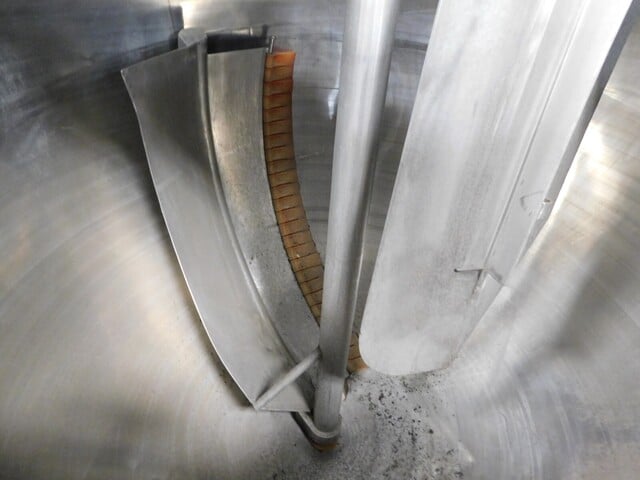 300 gallon Dover #INA-300SP, jacketed Stainless kettle, 100 psi, 3 HP, 220 V. - Image 8