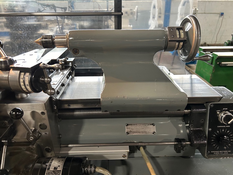 11" x 18" Hardinge #HLVH-EM, super precision toolroom lathe, inch/metric, 2-Axis digital read out, 1994 - Image 6