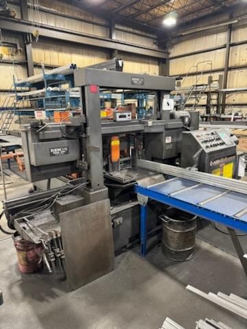 14" x 20" Hem #DC-1420HA-C, dual column fully automatic band saw, hydraulic clamping, 2 post, (3) vises, 2009 - Image 1