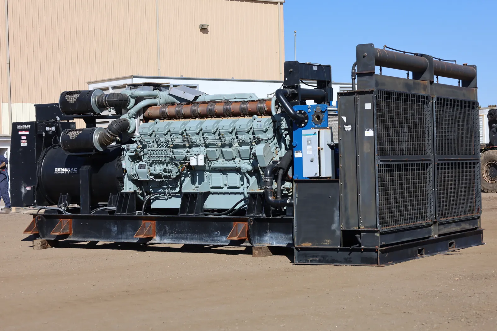1825 KW Generac #99A08473-S, diesel generator set, 1998, #091552 - Image 2