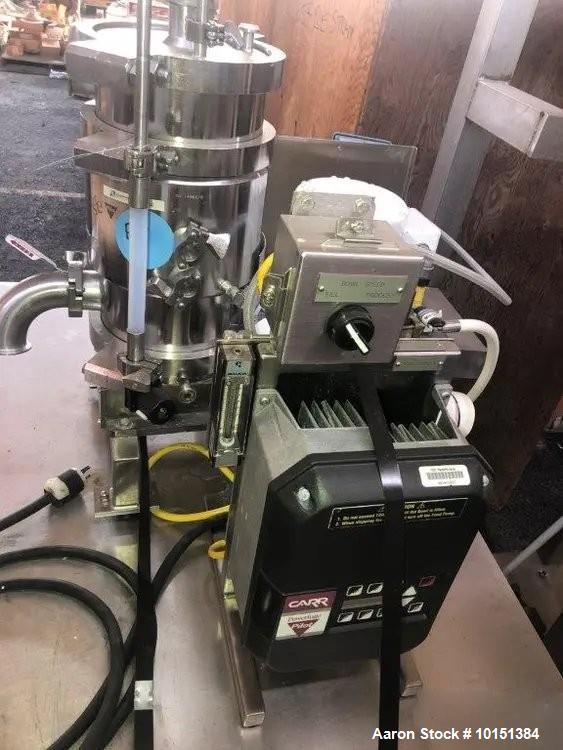 Carr #9004PLT, Pilot Varifuge Solid Bowl Centrifuge, Stainless Steel, 40/FV psi @ 300 F Internal, 100/FV psi - Image 5