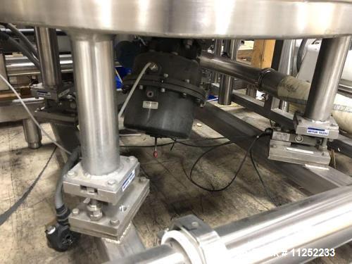 A & B Process Systems, 2-Tank CIP Skid, (2) 250 gallon Stainless Steel Tanks, 57" width x 116" L Skid mounted - Image 6