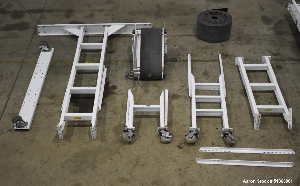 10" wide x 43.2' long, Hytrol, Belt Conveyor, (5) Sections, .5 HP, 1740 RPM, 230/460 V - Image 2