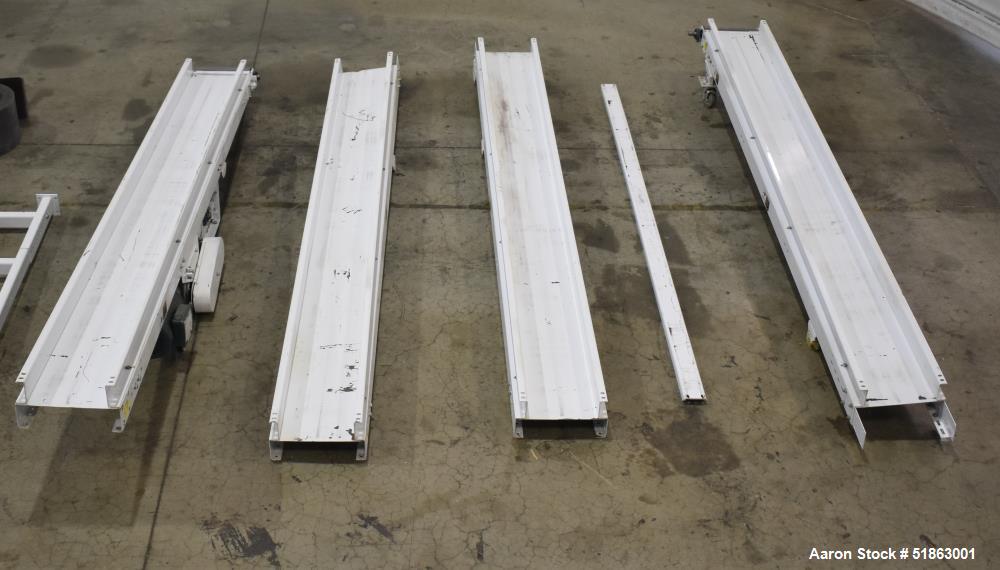 10" wide x 43.2' long, Hytrol, Belt Conveyor, (5) Sections, .5 HP, 1740 RPM, 230/460 V - Image 3