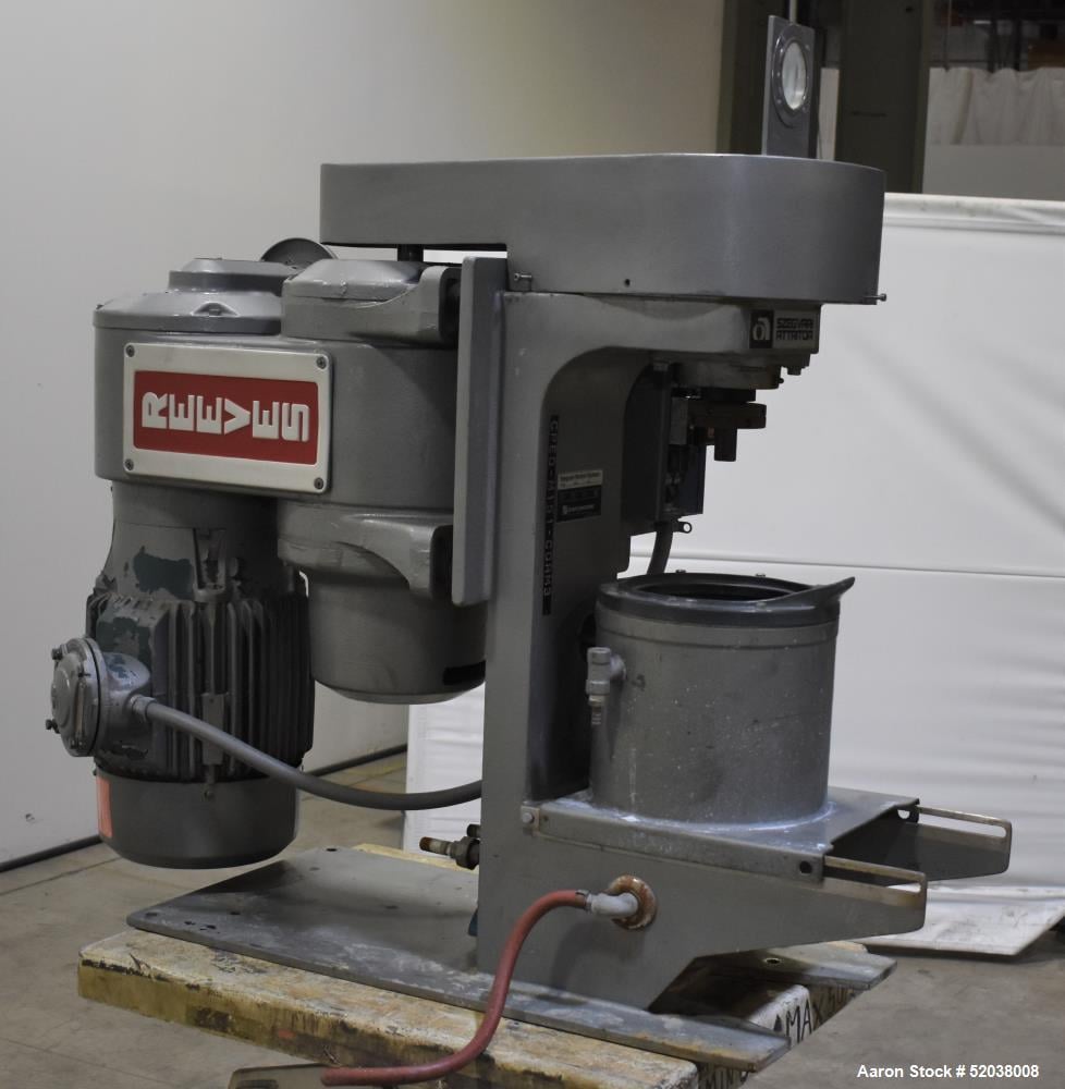 Union Process #1SDG, Laboratory Attritor, 1.5 gallon tank capacity, .8 gallon working capacity, 1 gallon - Image 2